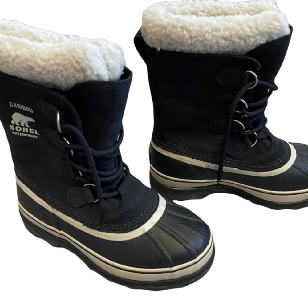 Sorel Womens Carabou Snow Boots Size 8